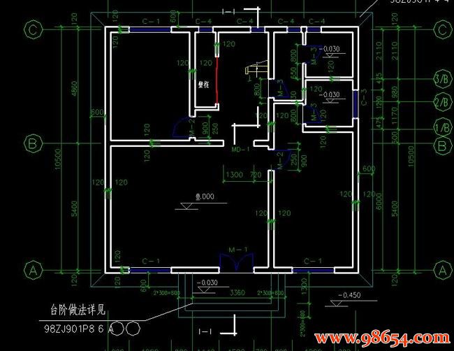 首层面积113平方米2层别墅全套建筑图一楼平面图