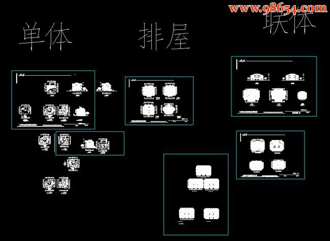 首层111平米2层别墅方案(草包11)全套预览图