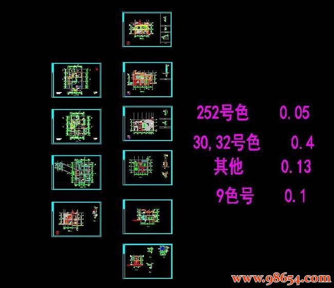 首层面积198平方米2层独栋住宅设计施工图全套预览图