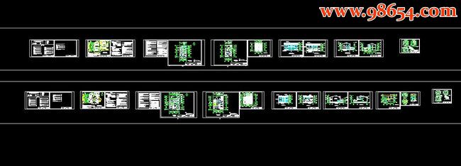 两套农村二层住宅图纸全套预览图