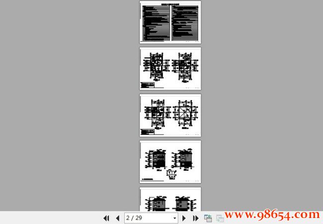 首层面积72平方米三层别墅设计图全套预览图