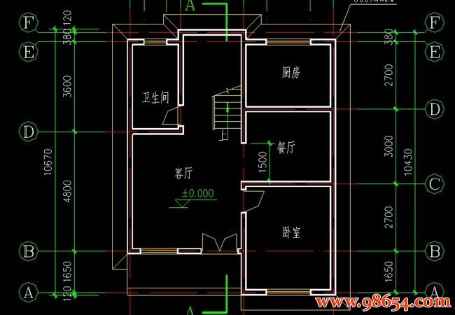 首层面积89平方米三层别墅设计图一楼平面图