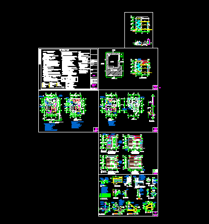 三层欧式别墅图纸 建筑设计全套图纸10X13.5全套预览图